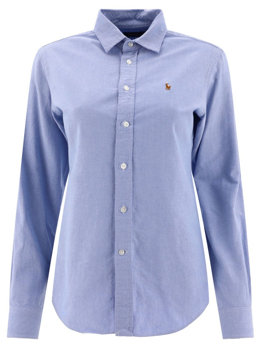 Polo Ralph Lauren Slim-Fit Oxford Shirt With Embroidered Pony Logo