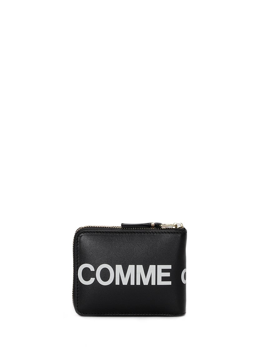 Comme Des Garçons Oversized Logo Cowhide Leather Accessory