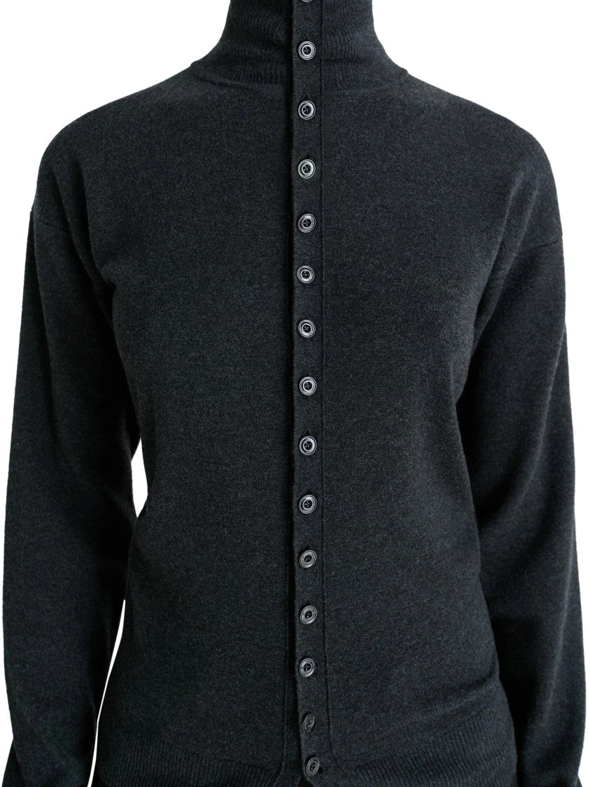 Lemaire Tailored Buttoned Cardigan With Minimalist Design