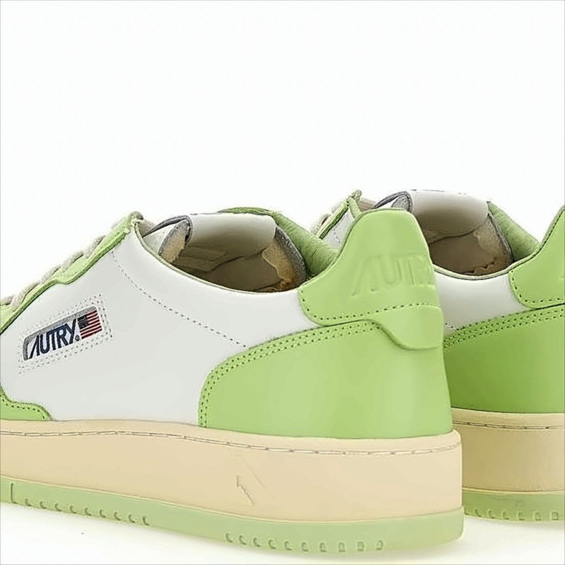 Autry Low-Top Sneakers With Perforated Toe Box And Leather Panels