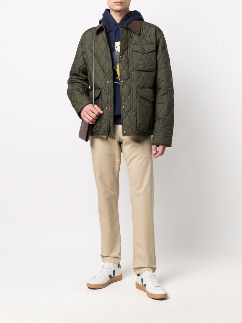 Polo Ralph Lauren Quilted Jacket With Diamond Pattern