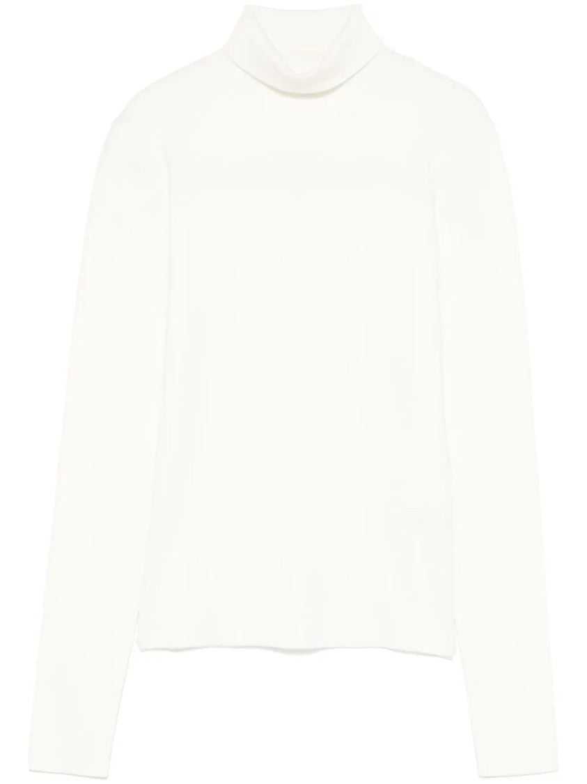 Joseph Pure Silk Roll-Neck Sweater With Minimalist Design