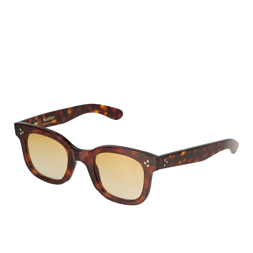 Kador Heritage Classic Square Tortoiseshell Sunglasses With Gradient Lenses