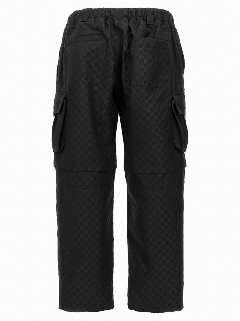 Gucci Relaxed Fit Cargo Shorts With Adjustable Waistband