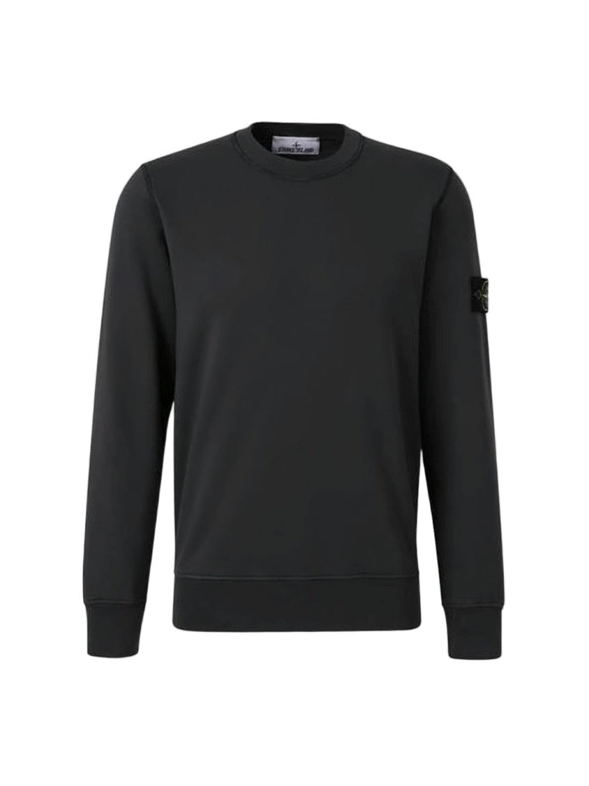Stone Island Long-Sleeve Crewneck Sweatshirt With Embroidered Patch