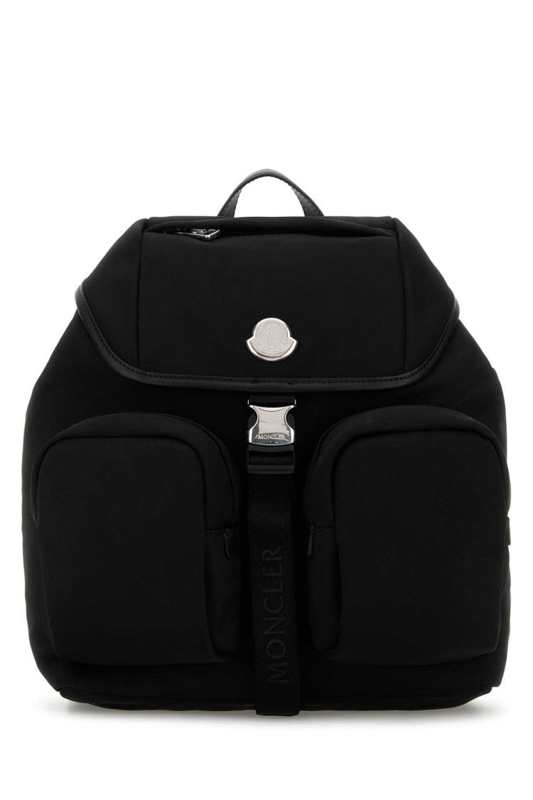 Moncler Black Canvas New Trick Backpack