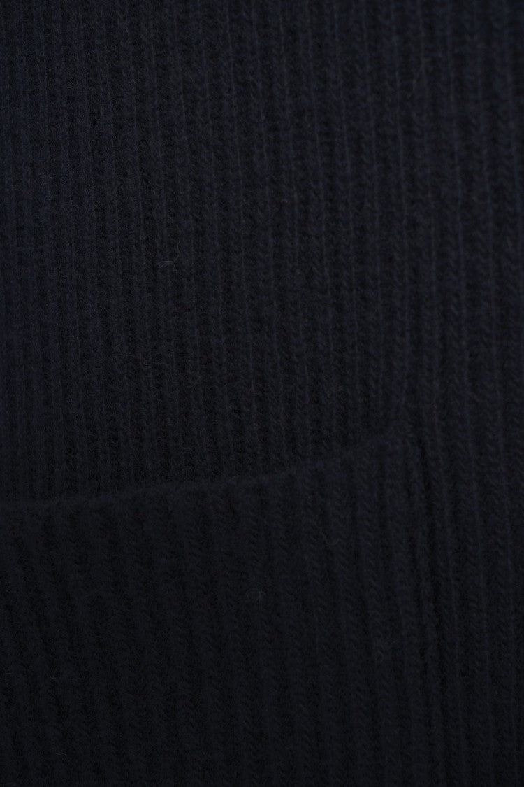 Roberto Collina Ribbed Merino Wool Cardigan With Notched Collar