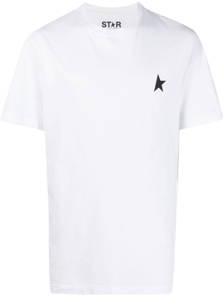 Golden Goose Minimalist Short-Sleeve T-Shirt With Star Logo