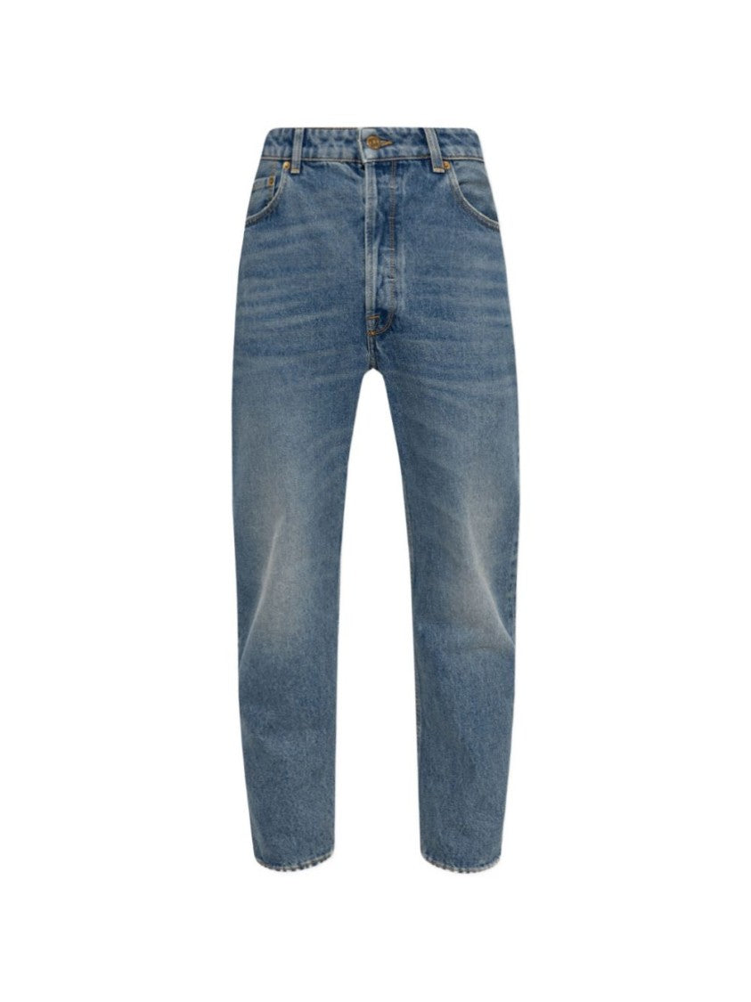 Golden Goose Happy Classic Five-Pocket Straight-Leg Jeans