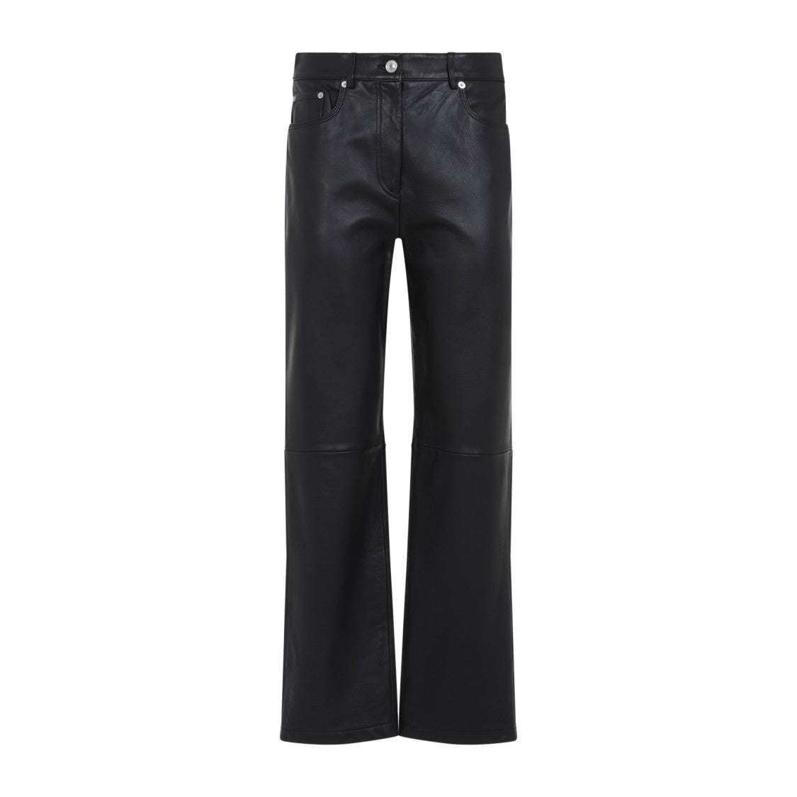 Sportmax Velo Black Leather Pants