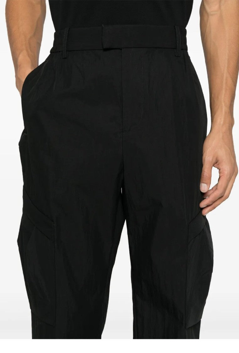 Represent Black Tech Cargo Pant With Utility Pockets