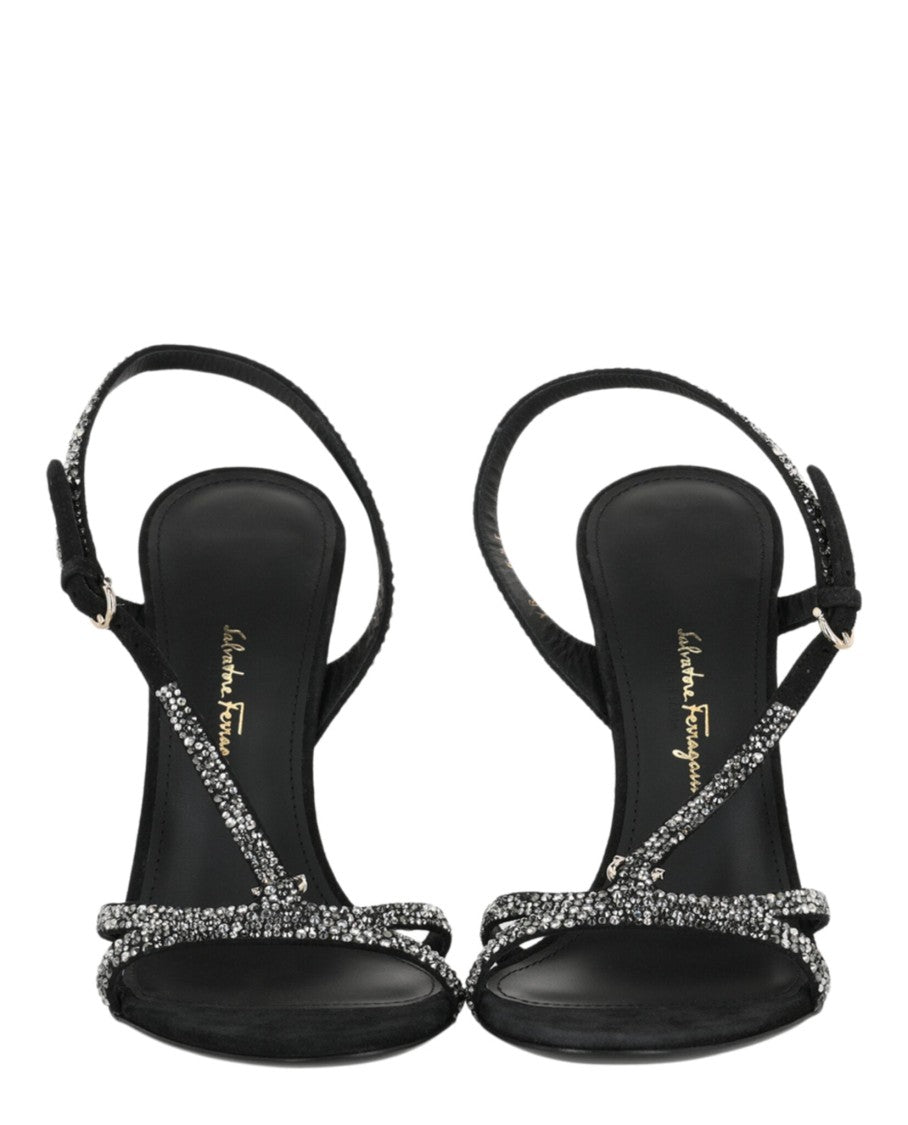 Ferragamo Jole X5 Crystal Embellished Heels