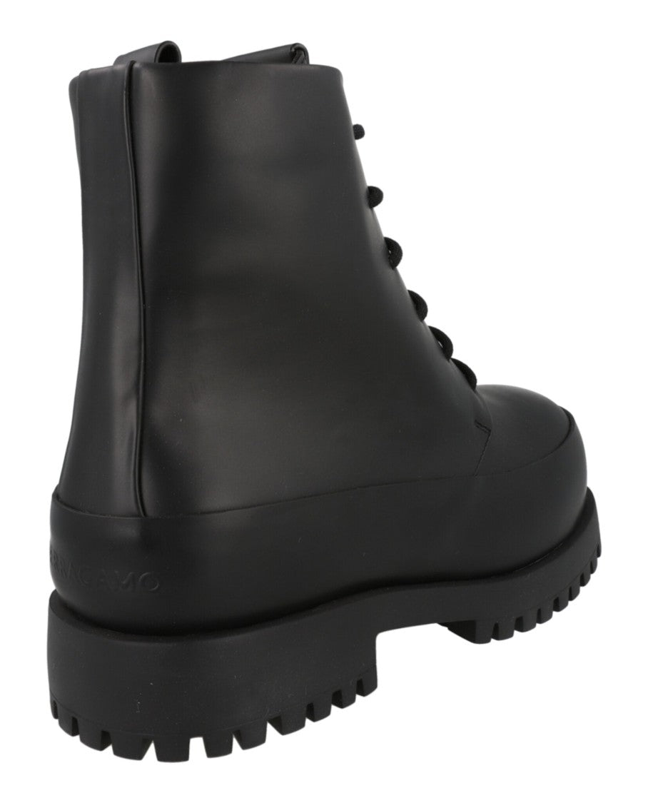 Ferragamo Fede Combat Boots