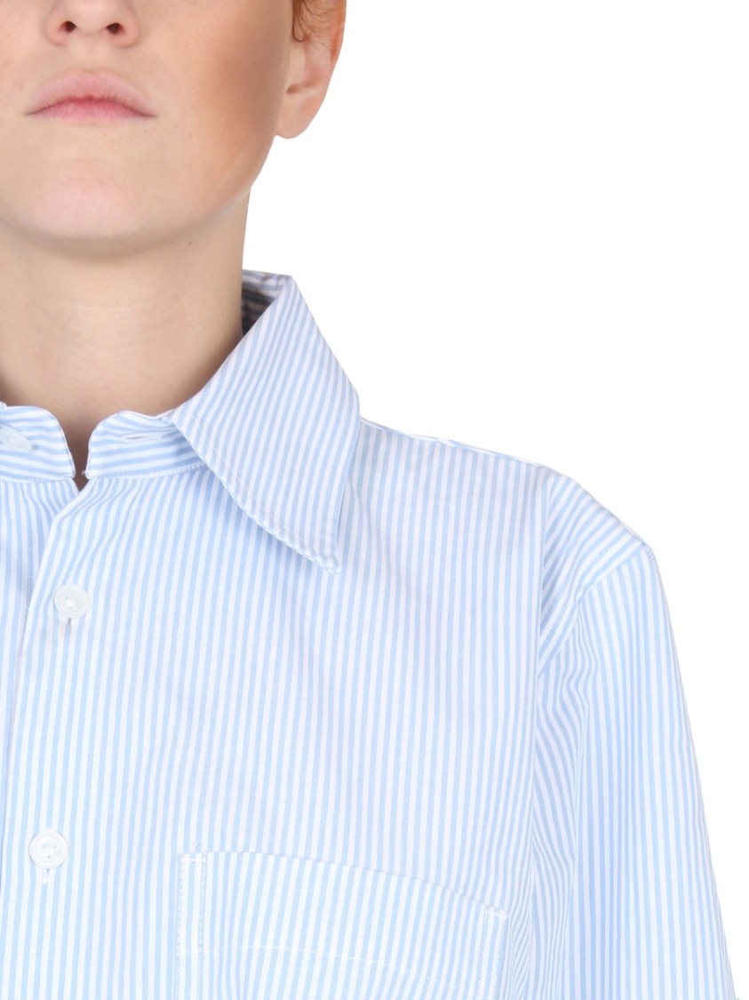 Bottega Veneta Shirt With Unique Curved Back Design