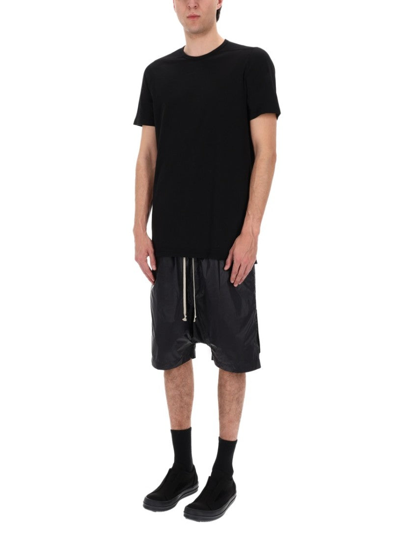 Drkshdw By Rick Owens Neutrals Drawstring Pods Dropped Crotch Shorts