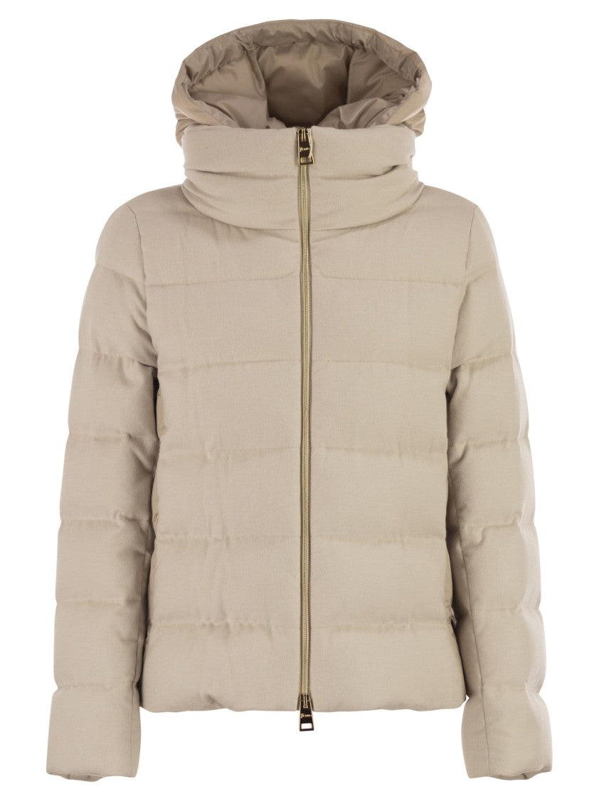Herno Resort Silk And Cashmere Down Jacket