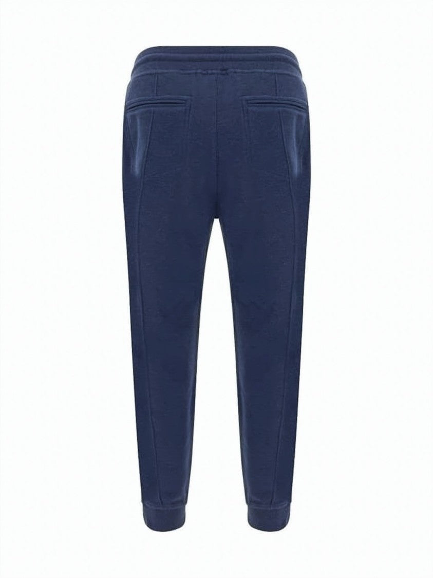 Brunello Cucinelli Tapered Jogger Pants With Elastic Waistband And Seam Detailing