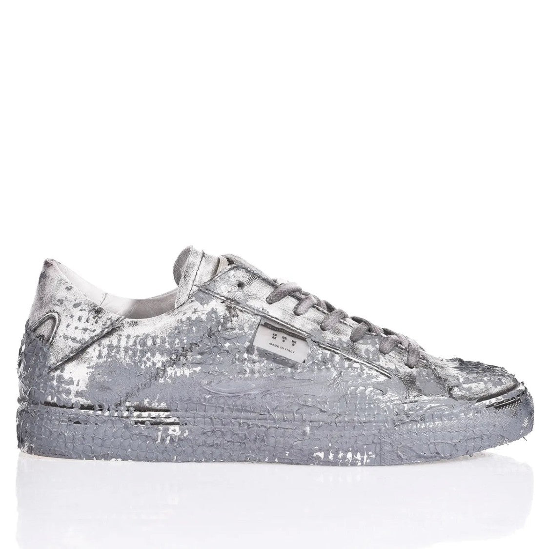 Mimanera Handmade Garage Clay Sneakers With Metallic Texture