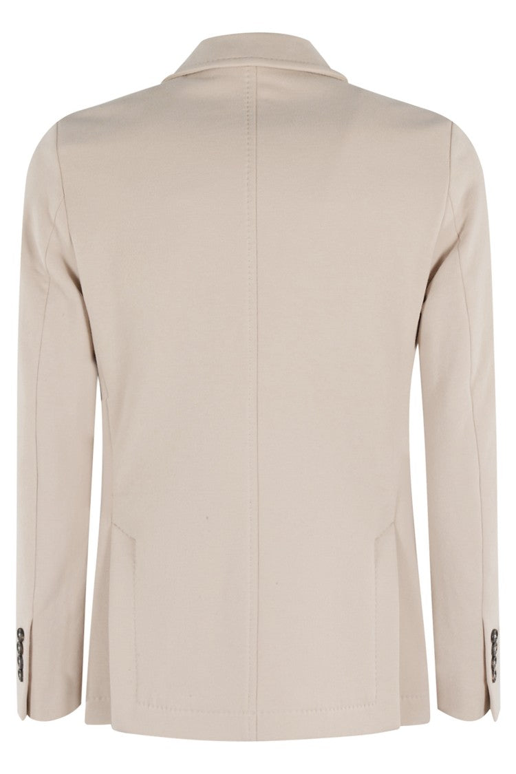 Circolo 1901 Beige Tailored Jersey Blazer