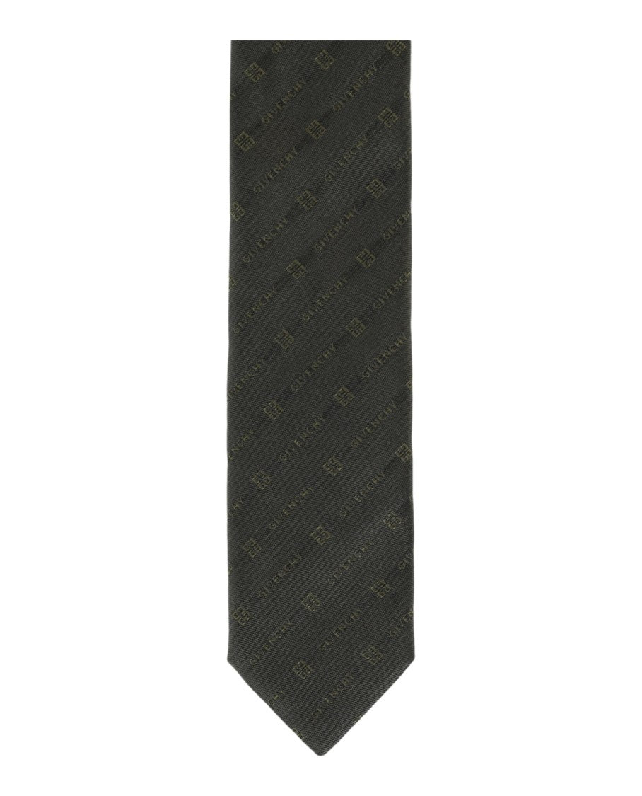 Givenchy Diagonal Logo Silk Tie
