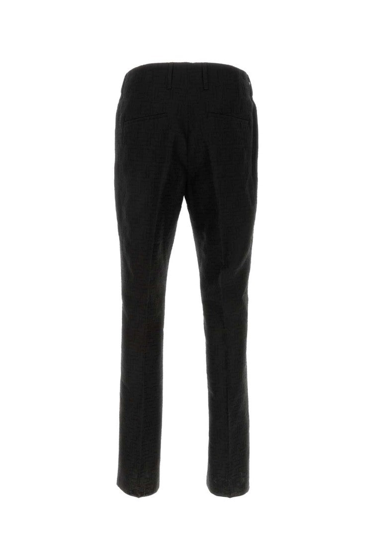 Fendi Black Linen Blend Pant