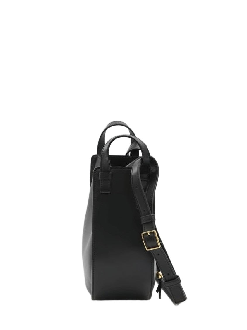 Loewe Structured Black Calf Leather Crossbody Bag