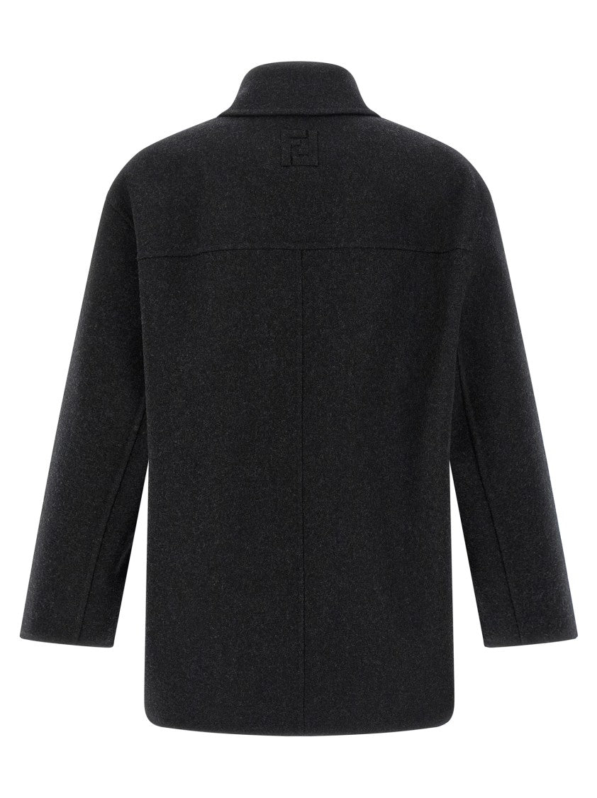 Fendi Felt Wool Coat