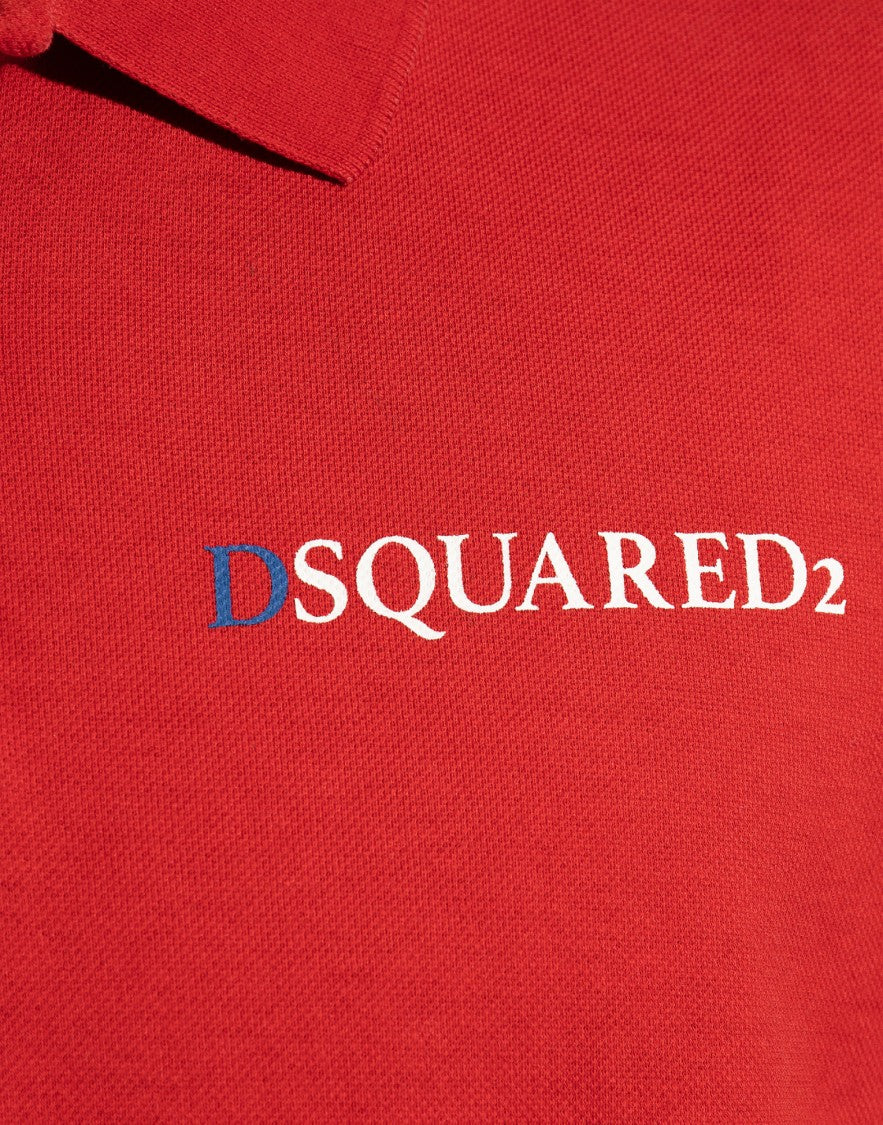 Dsquared2 Tennis Fit Logo Polo Shirt