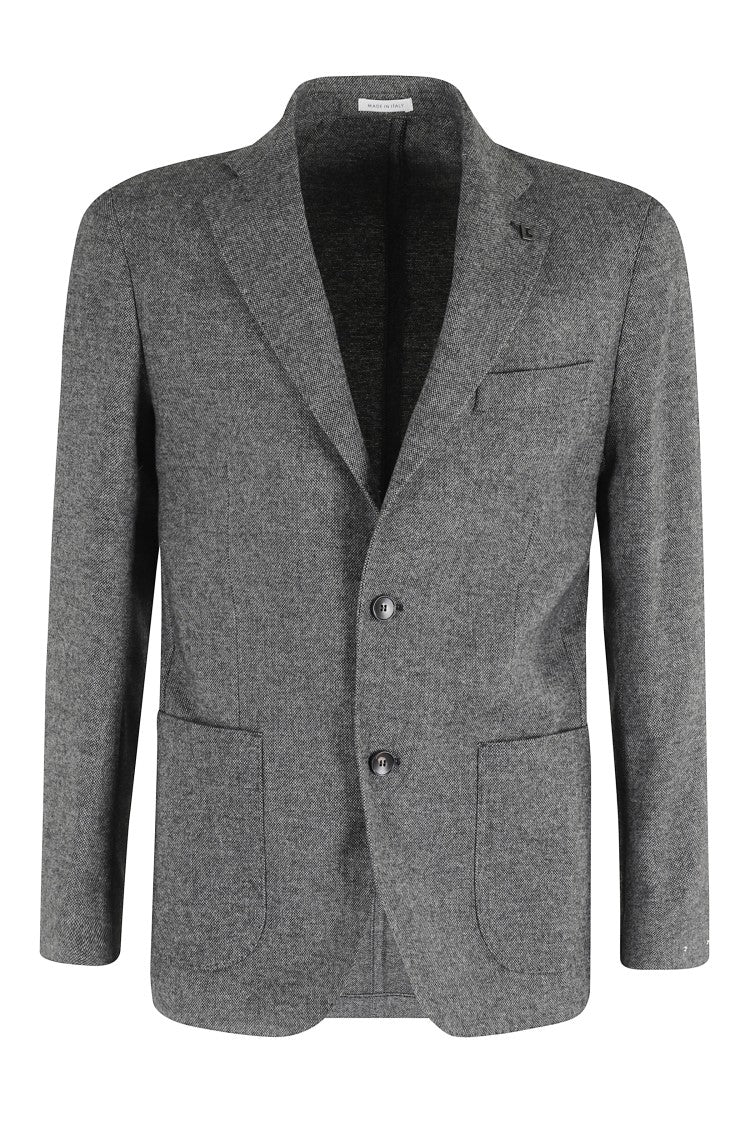 Breras Milano Micro Tweed Tailored Jacket