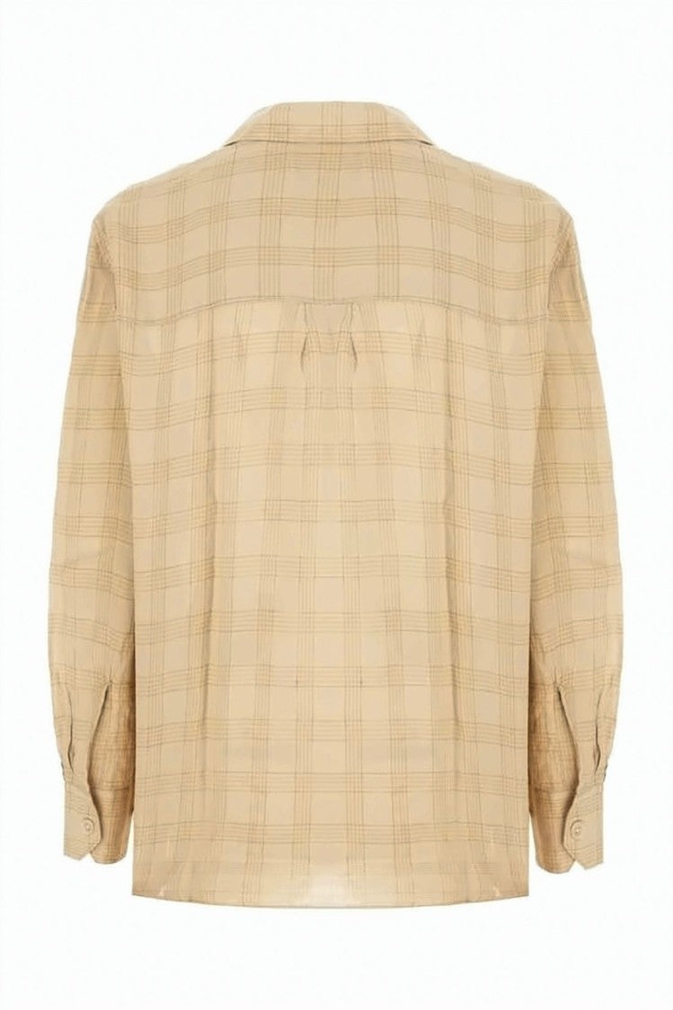 Our Legacy Relaxed Fit Long-Sleeve Linen Shirt With Classic Collar