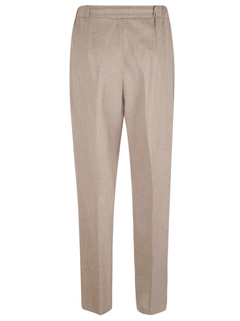 Max Mara Relaxed Fit Trousers With Straight Leg Silhouette