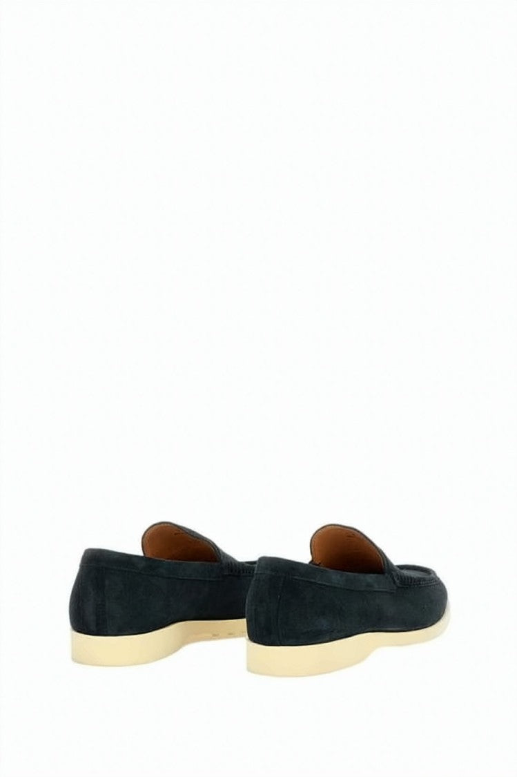 Tod's Suede Loafers With Rounded Toe