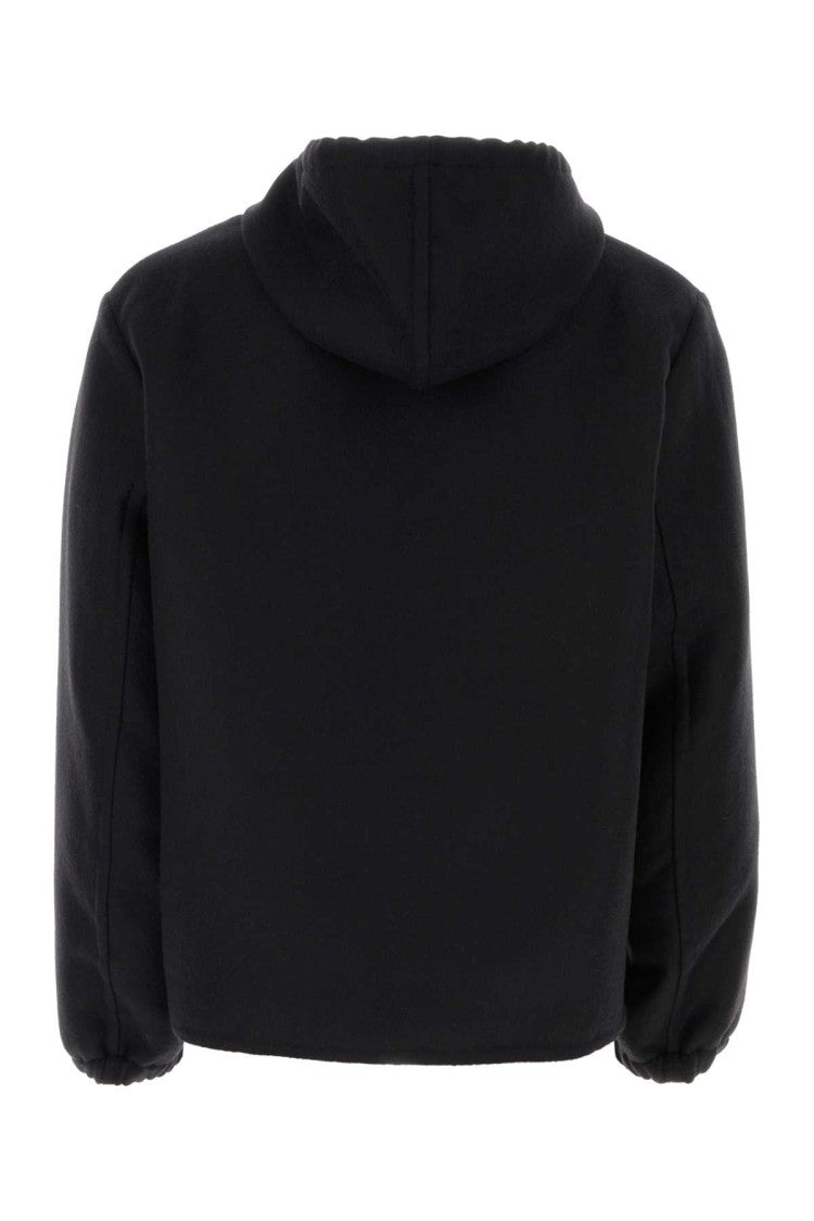 Givenchy Black Wool Blend Sweatshirt