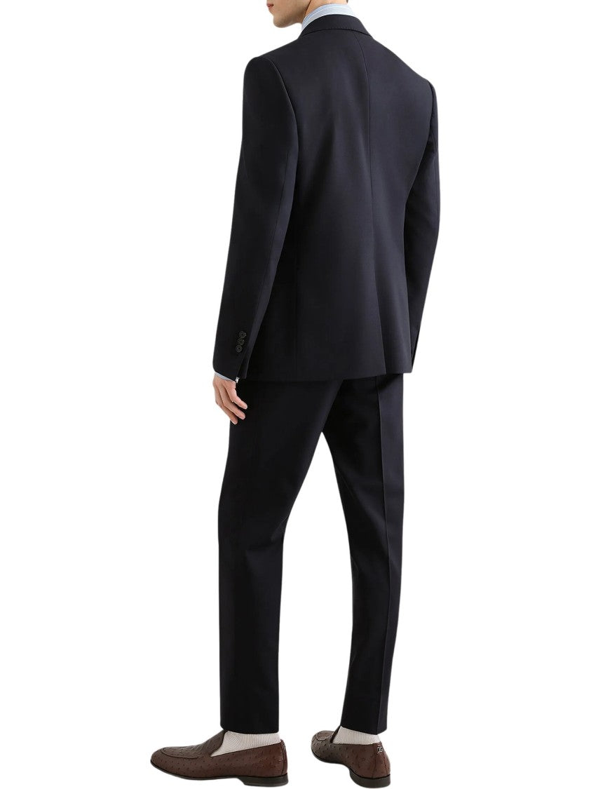 Dolce & Gabbana Tailored Two-Piece Suit With Notch Lapels And Straight Cut Trousers