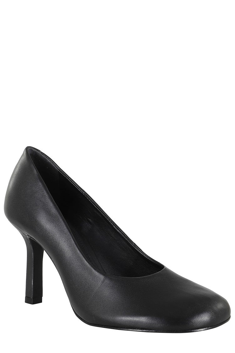 Schutz Rounded Toe Black Brigitte Pumps