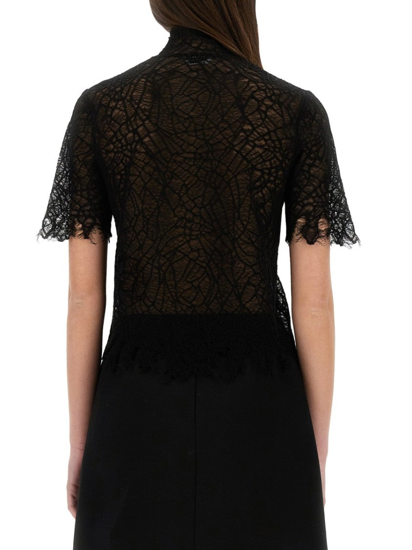 Alexander Mcqueen Spider Web Lace Top
