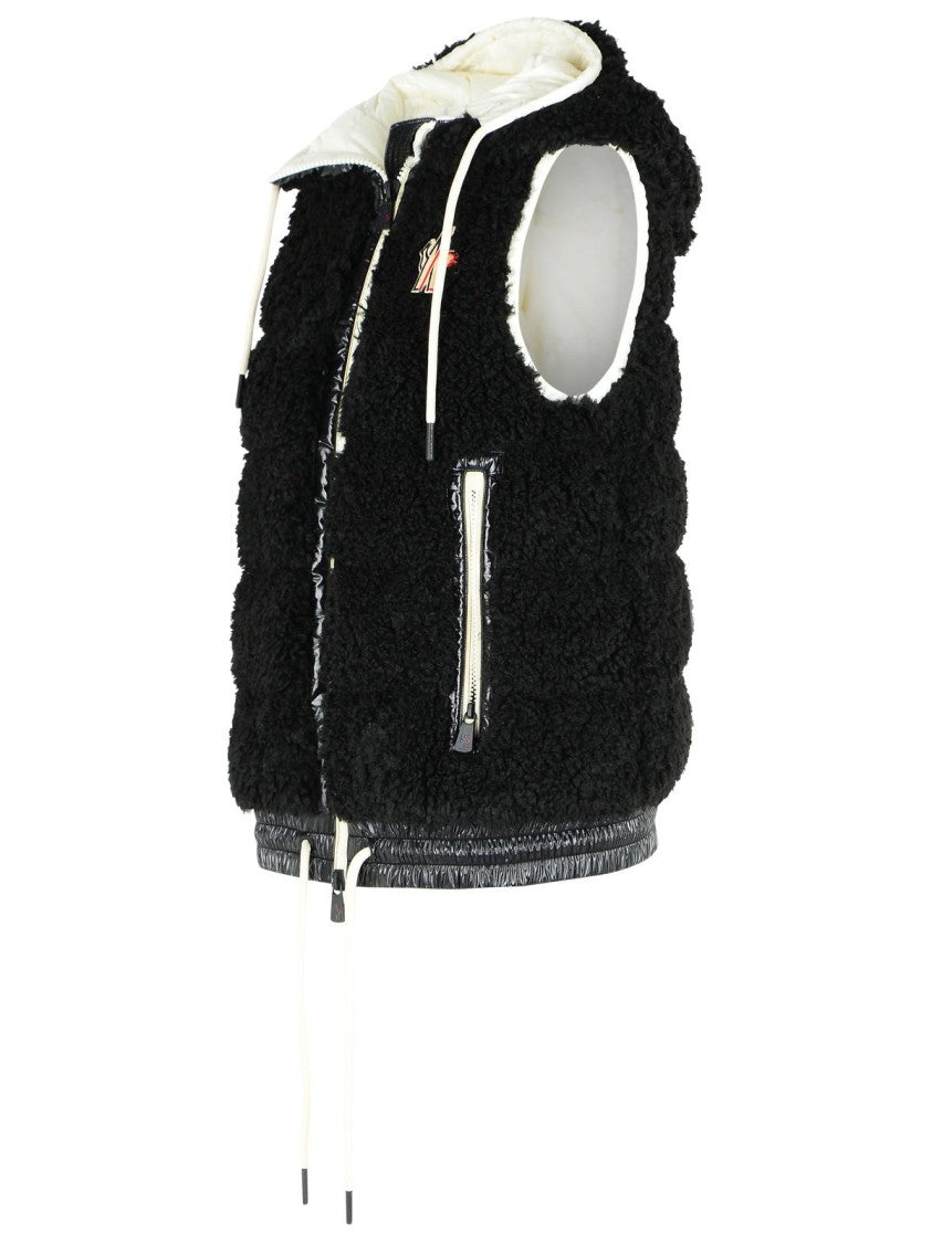 Moncler Grenoble 'Teddy' Black Polyester Vest