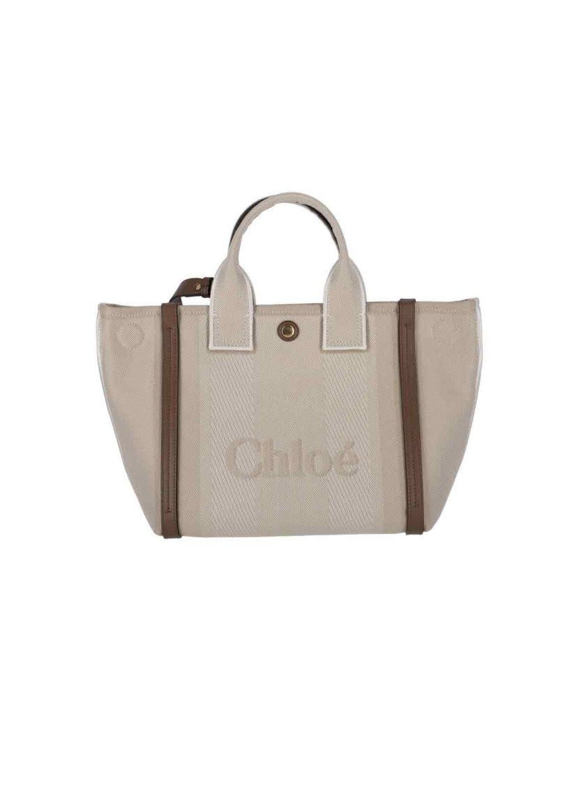 Chloé Carry Small Tote Bag – Beige