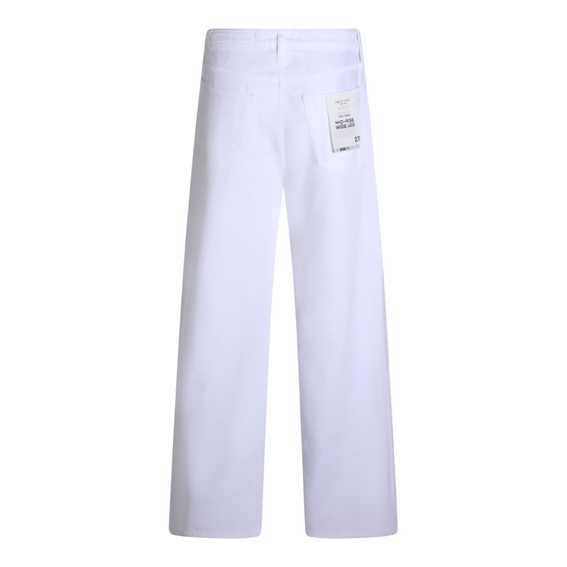 Rag & Bone High-Waisted Wide-Leg Jeans With Five-Pocket Design