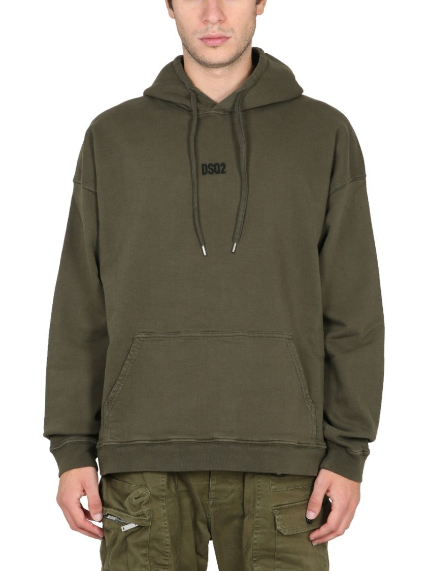 Dsquared2 Relaxed-Fit Hoodie With Drawstring