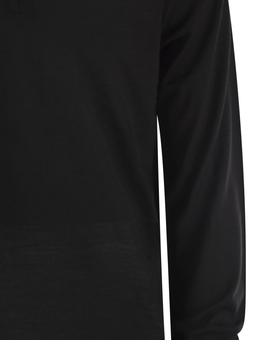 Fedeli Favonio - Superfine Wool Half-Zip Sweater