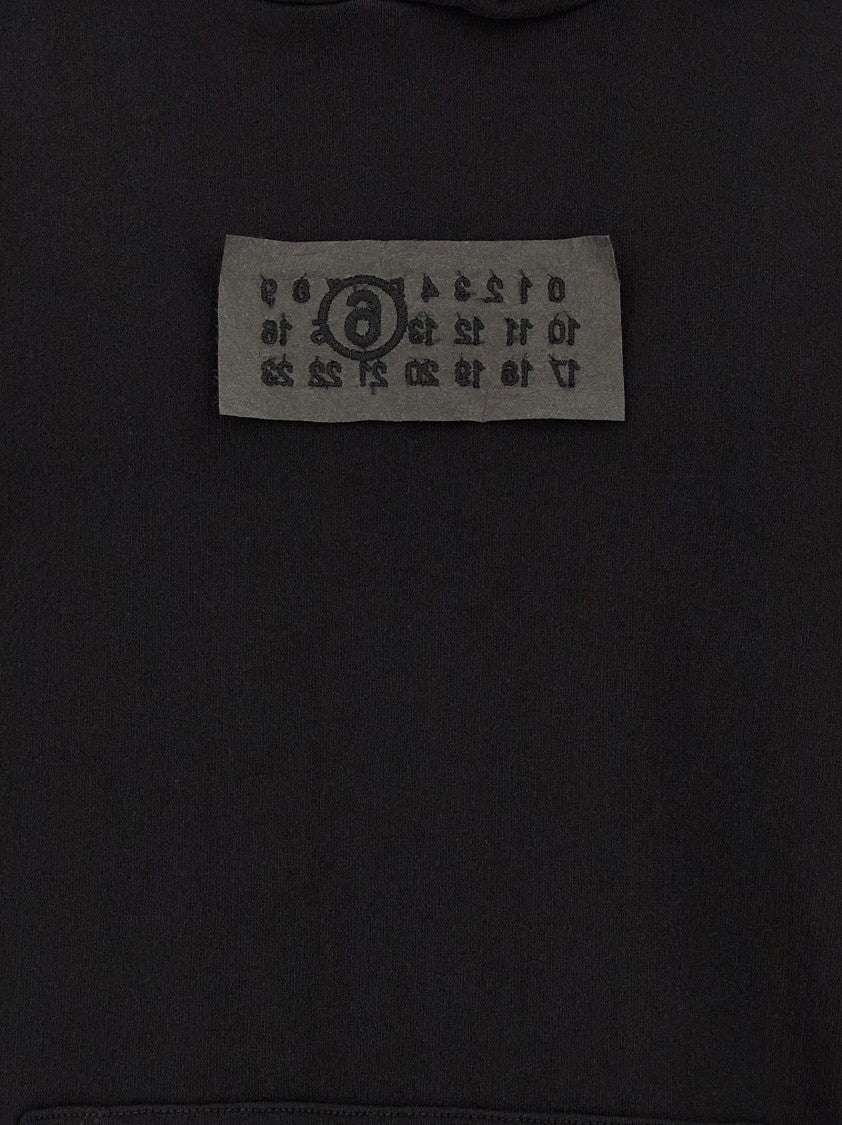 Mm6 By Maison Margiela Cotton Hoodie Logo Patch