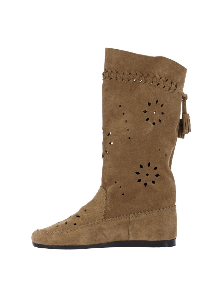 Isabel Marant "Welky" Ankle Boots – Brown