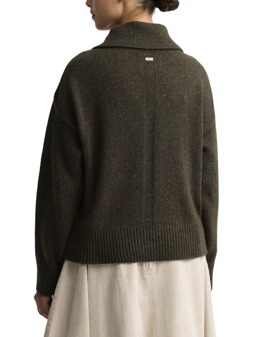 Barbour Textured Knit Lavensdale Quarter-Zip Jumper