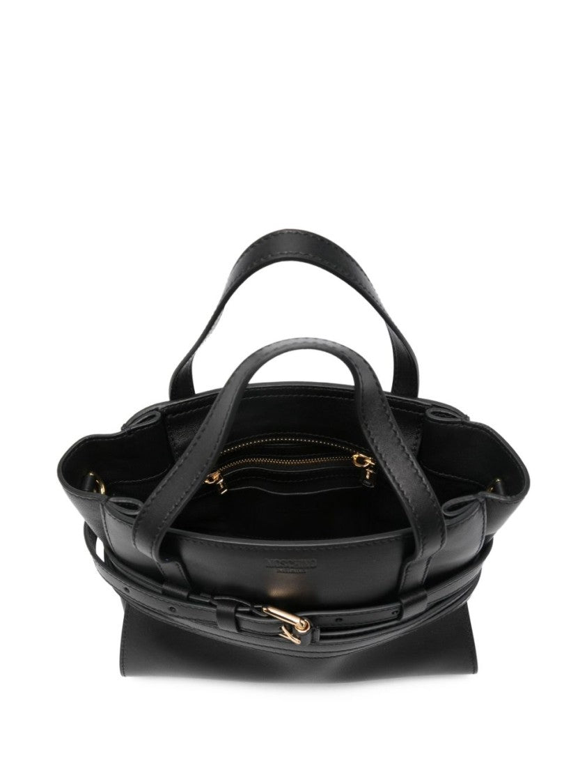 Moschino Structured Handbag With Knotted Belt Detail