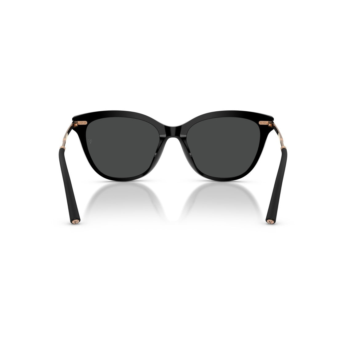 Oliver Peoples 0Ov5597su Glossy Black Cat-Eye Sunglasses With Rose Gold Accents