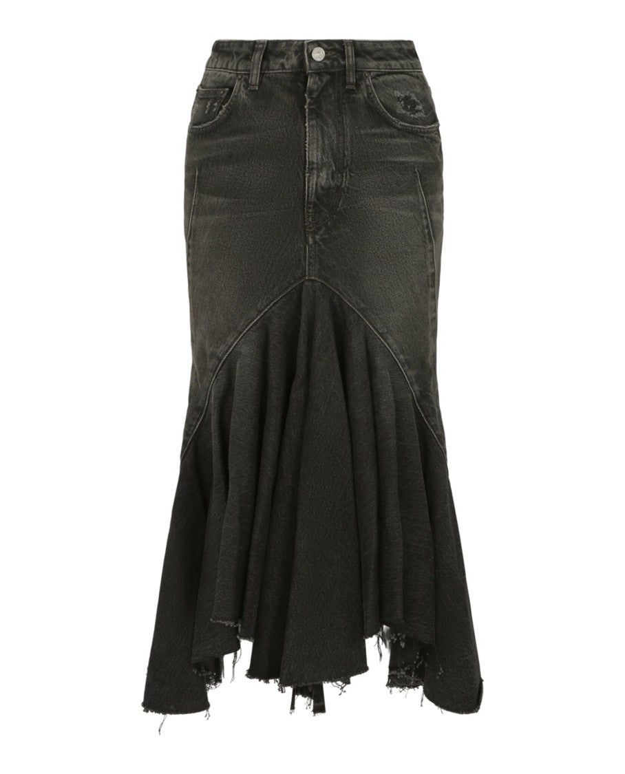 Balenciaga Denim Mermaid Skirt
