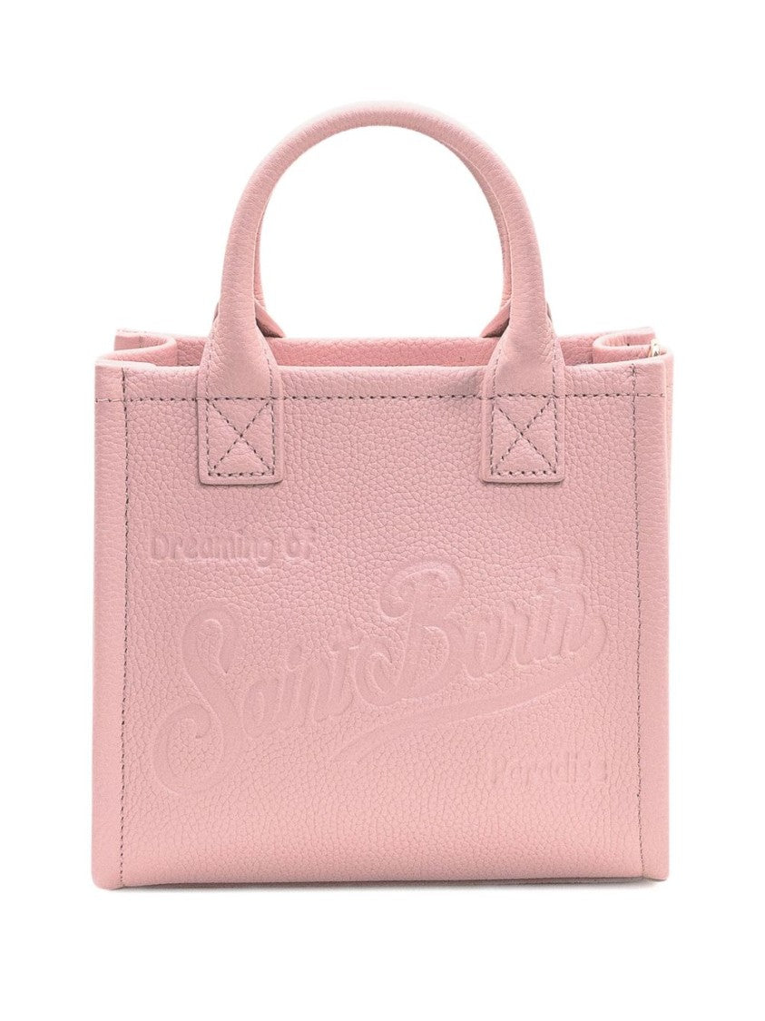 Mc2 Saint Barth Compact Rectangular Mini Vanity Bag With Gold-Tone Accents