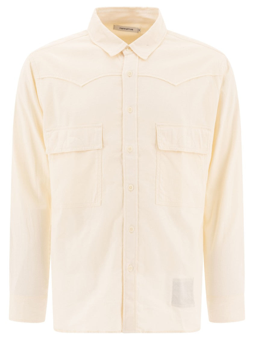 Nonnative Silk-Cotton Blend Shirt With Classic Design