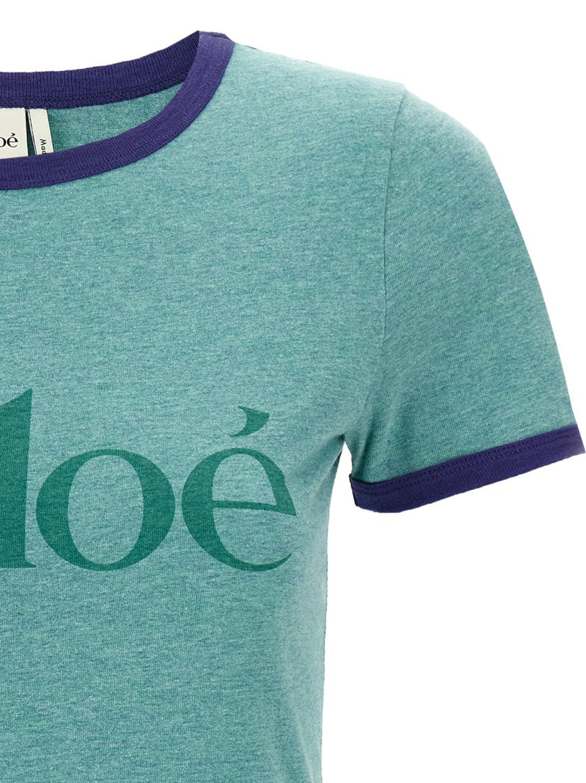 Chloé Logo Print T-Shirt